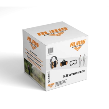 Kit echipament de lucru atomizor:casca, salopeta, ochelari, masca