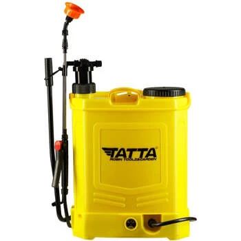 Pompa de stropit 2in1 (manuala acumulator) Tatta TP-1833AM, Capacitate 16L, Galbena