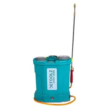 Pompa de stropit cu acumulator Detoolz DZ-P109, Capacitate 16L, 12V, 9Ah, Debit 4L min., presiune suport lombar