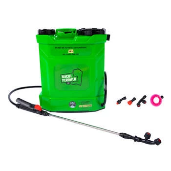 Pompa de stropit cu acumulator, Micul Fermier 10L cu lance telescopica si acumulator