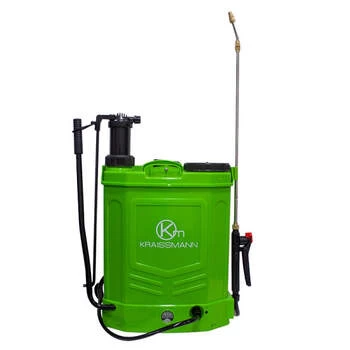 Pompa de stropit electrica 2 in 1, Vermorel cu acumulator (baterie + manuala) 16L, Kraissmann