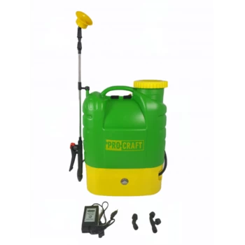 Pompa de stropit electrica PROCRAFT AS16L, Volum 16l, 12V 8Ah, 3 tipuri de pulverizare