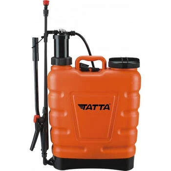 Pompa pentru stropit 16L Tatta TP-18PM, Actionare manuala, Rezervor tip rucsac, Portocalie