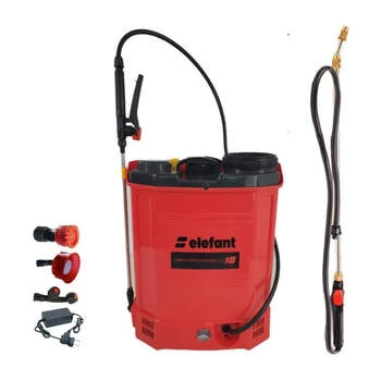 Set Pompa de Stropit cu Acumulator, 18 Litri, Elefant + Lance telescopica stropit pomi 2.7m, Vermorel electric