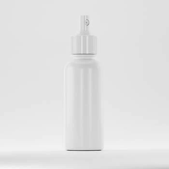Flacon PE 100ml, Alb, Filet 24mm, Cu Atomizor