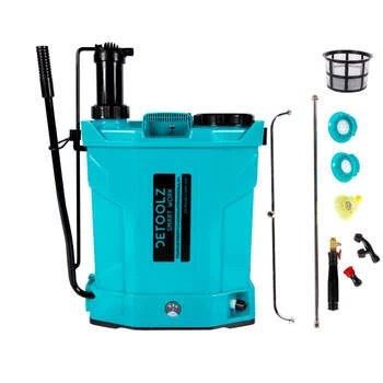 Pompa de stropit 2 in 1 ( acumulator si manuala), Detoolz 16L